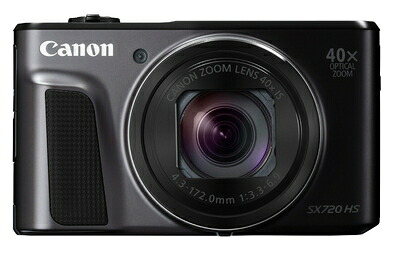 【中古】（新古品・未当てはめる品） Canon デジタル写真器 PowerShot SX720 HS 黒いこと 光学40倍望遠レンズ PSSX720HSBK
