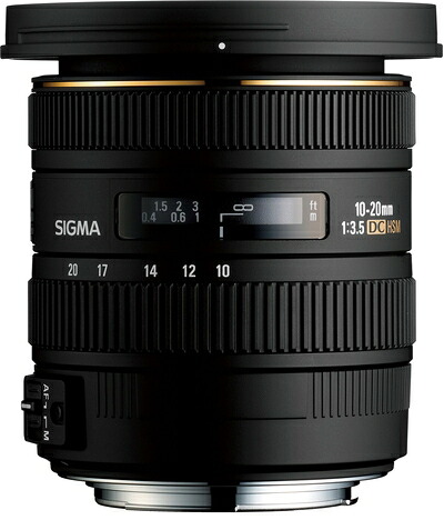 【中古】（新古品・未使用品） シグマ(Sigma) SIGMA 超広角ズームレンズ 10-20mm F3.5 EX DC HSM キヤノン用 APS-C専用 202545
