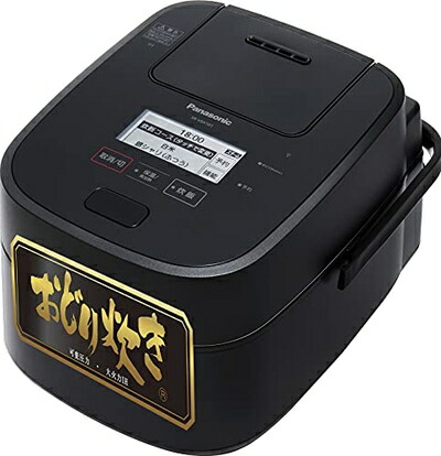 【中古】（新古品・未使用品） パナソニック 炊飯器 1升 最高峰モデル スマホ連携 銘柄炊き分け 可変圧力&大火力おどり炊き スチーム&全面発熱6段IH式 ブラック SR-VSX181-K 68,338円