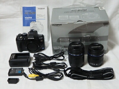 【中古】（新古品・未使用品） OLYMPUS デジタル一眼カメラ E-620 ダブルズームキット