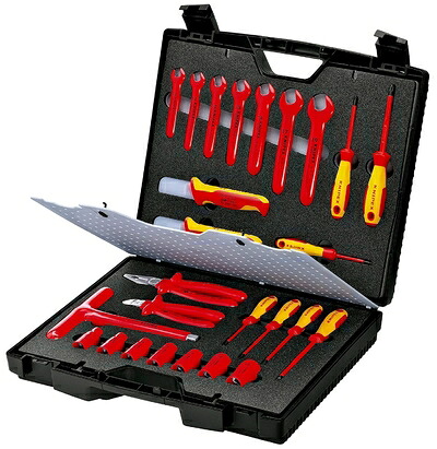 【中古】（新古品・未当て嵌める品） KNIPEX(クニペックス) 不成立物の具書き割り 26点書き割り 989912