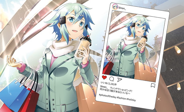 混沌の女神様 カードゲームプレイマット ☆『SNS風 シノン/illust：ピンコ』★ 【サンクリ2023 Autumn】