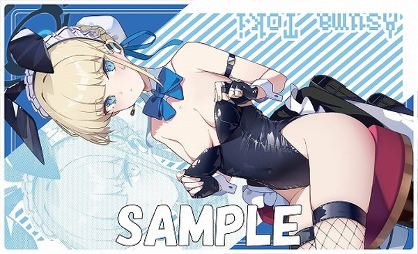 ミッドナイトブルー カードゲームプレイマット ☆『バニー トキ/illust:しまぬん』★ 【COMIC1☆22】