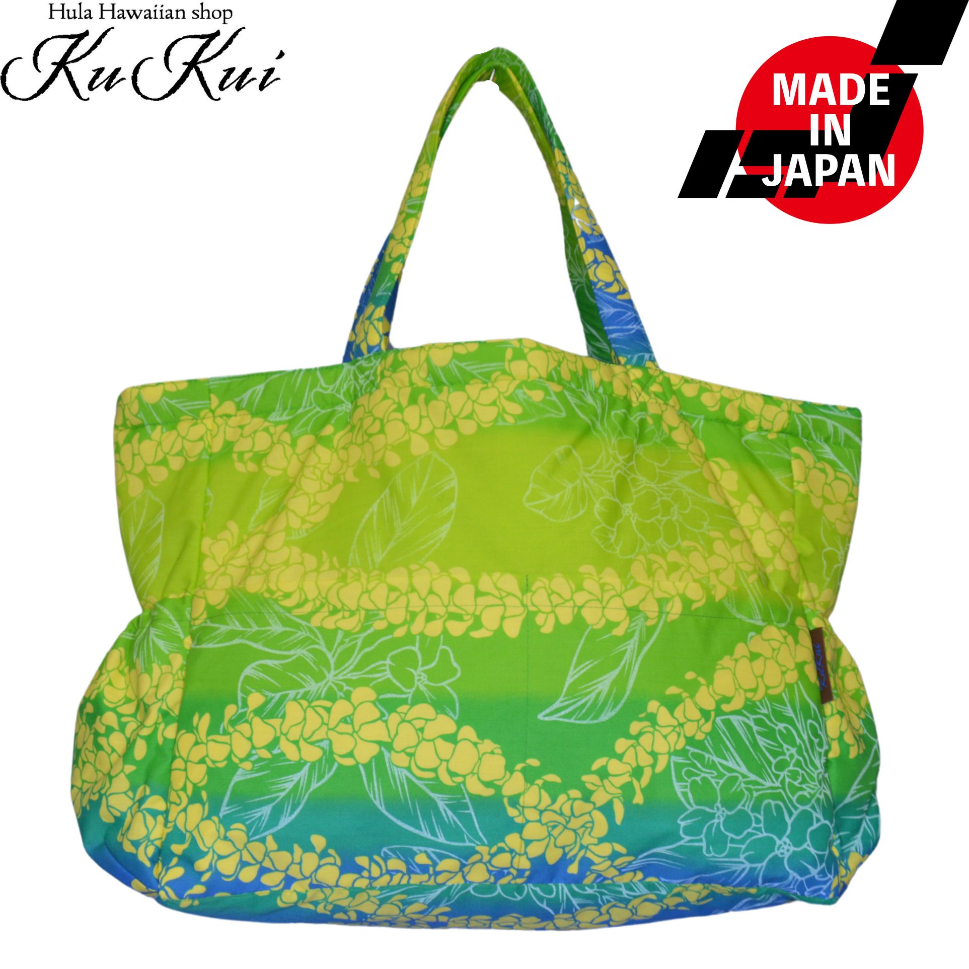 ハワイアンキルト◆ポーチ◆バッグインバッグ◆ハイビスカス◆BIGサイズ Hawaiianquiltハワイアンキルトバッグ ハイビスカス柄スクエアー
