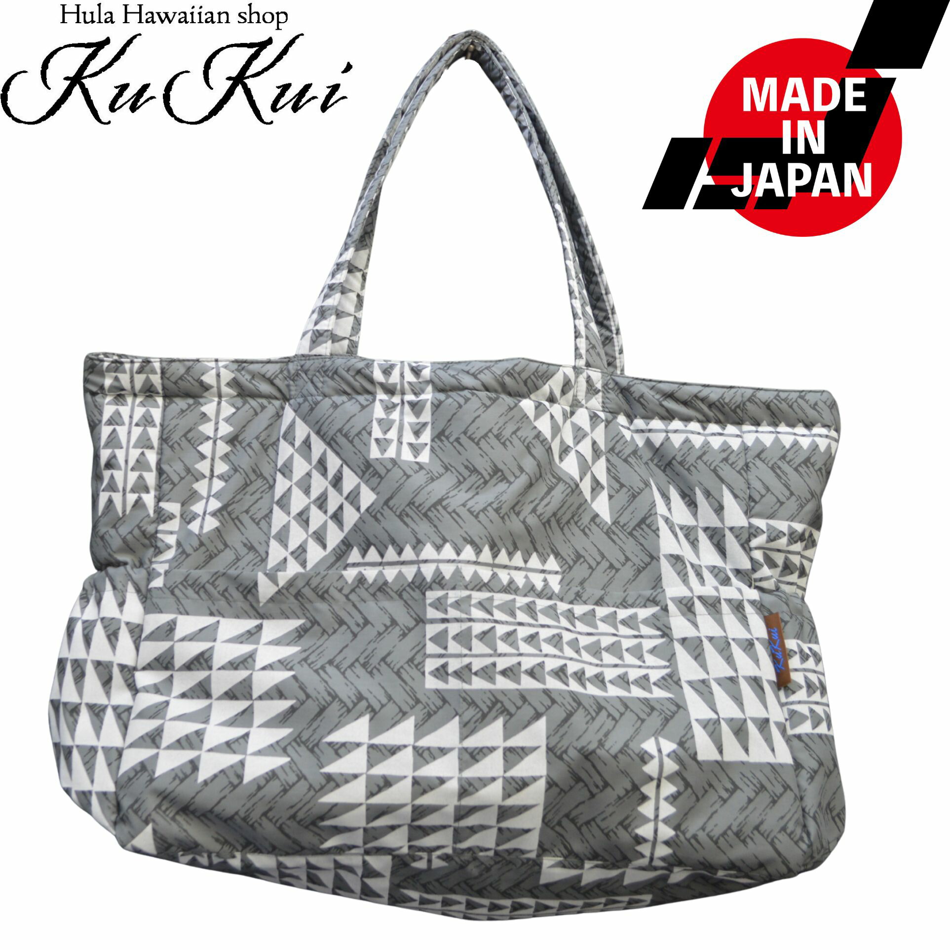 貨物輸送無料 KuKui 一風変わった ハワイアン柄 フラ トートバッグ M 0021 フラダンス 習い事 マザーズ御徒面子 大静電容量 合切袋 ハワイアン雑貨 レディース アロハ州 可愛らしい でき事 旅する キルト綿