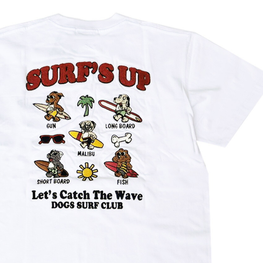 楽天市場】SURF´S UP Tシャツ 犬サーフ (252SU1ST455)（メンズ M / L