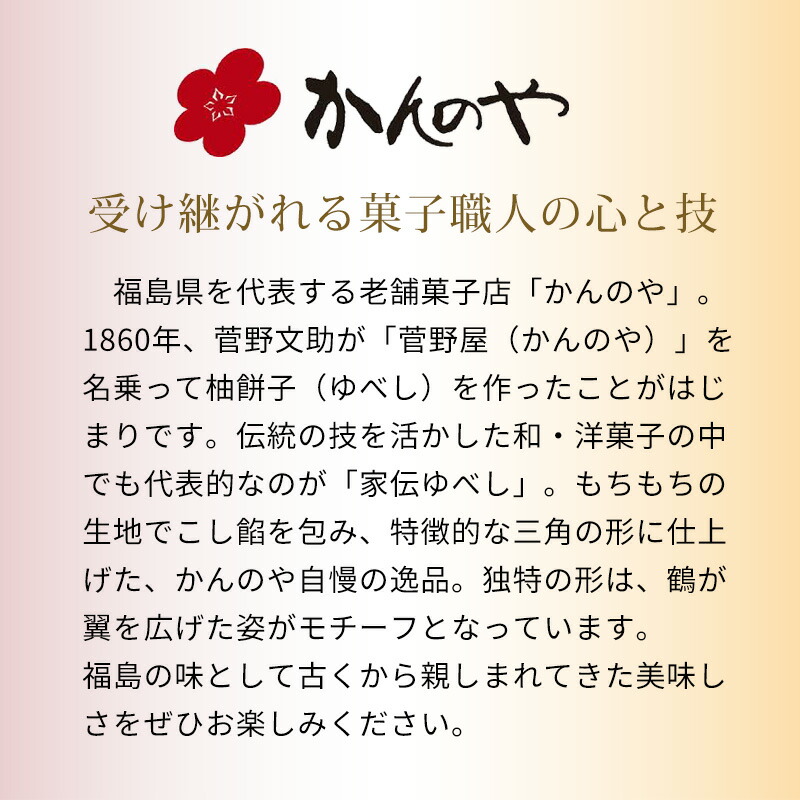 家伝ゆべし(10個入)かんのや【ふくしまプライド対象商品】