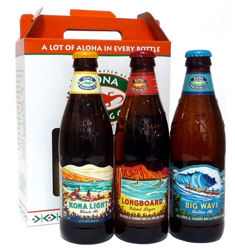 楽天市場】【Kona Beer】コナビール 4本 + グラス・コースターセット 