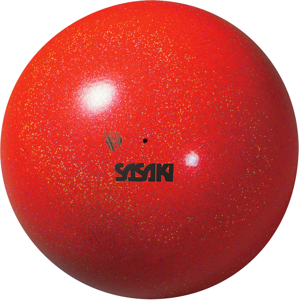 【4/14 20時から全品3%OFFクーポン&P13倍】 ササキ SASAKI 新体操 ミーティアボール M-207BRM-F 径18.5cm F.I.G.認定品 手具 光沢 ゴージャス 部活 練習 トレーニング 大会 試合 発表会 新入部員 演技 M207BRMF FRR