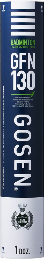 楽天市場】ゴーセン バドミントンシャトル GFN130 / 2ダース 日本