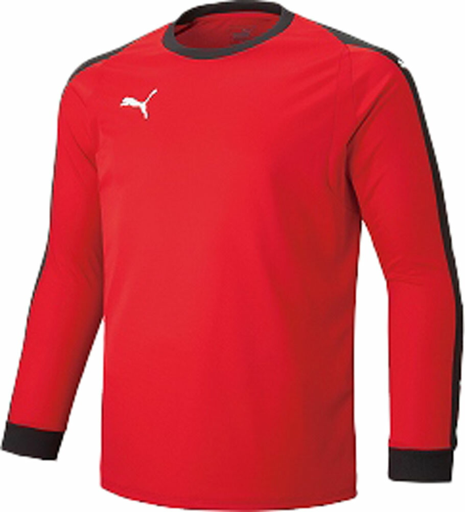 【4/20限定 ポイント12倍】 プーマ PUMA サッカー LIGA GK シャツ パッドツキ フットサル キーパーシャツ トップス ウエア ゴールキーパー 吸水速乾 ドライ ロゴ 部活 クラブ活動 サークル 着替え 729965 01