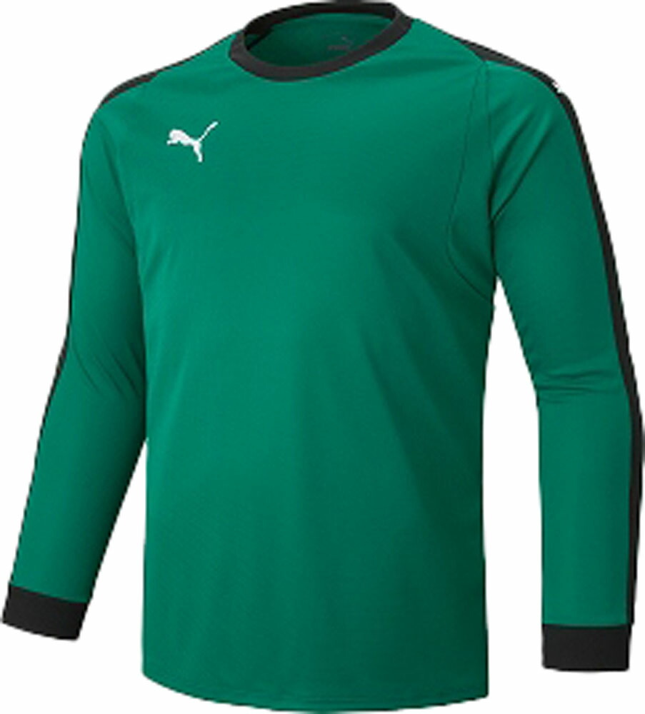 【4/20限定 ポイント12倍】 プーマ PUMA サッカー LIGA GK シャツ パッドツキ フットサル キーパーシャツ トップス ウエア ゴールキーパー 吸水速乾 ドライ ロゴ 部活 クラブ活動 サークル 着替え 729965 02