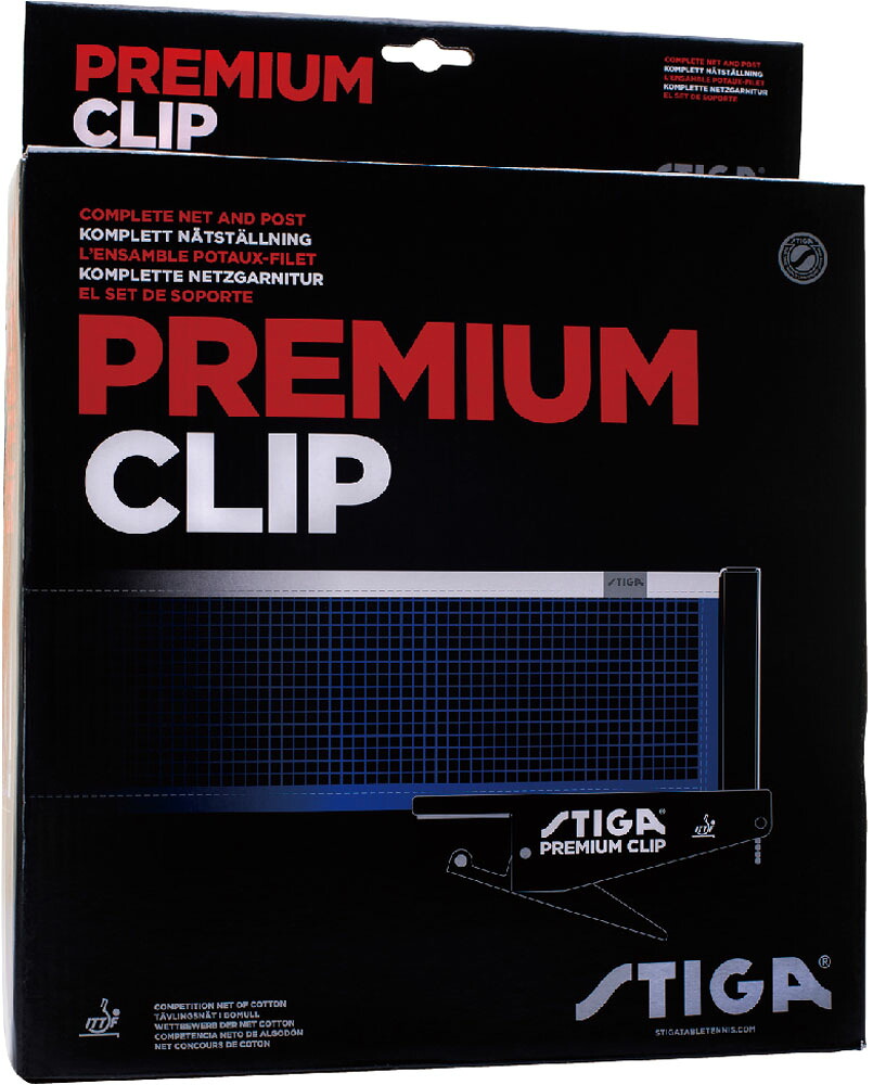 【4/10までMAX1万円OFFクーポン&Pアップ】 スティガ STIGA 卓球 PREMIUM CLIP プレミアムクリップ ネット&サポート 639000