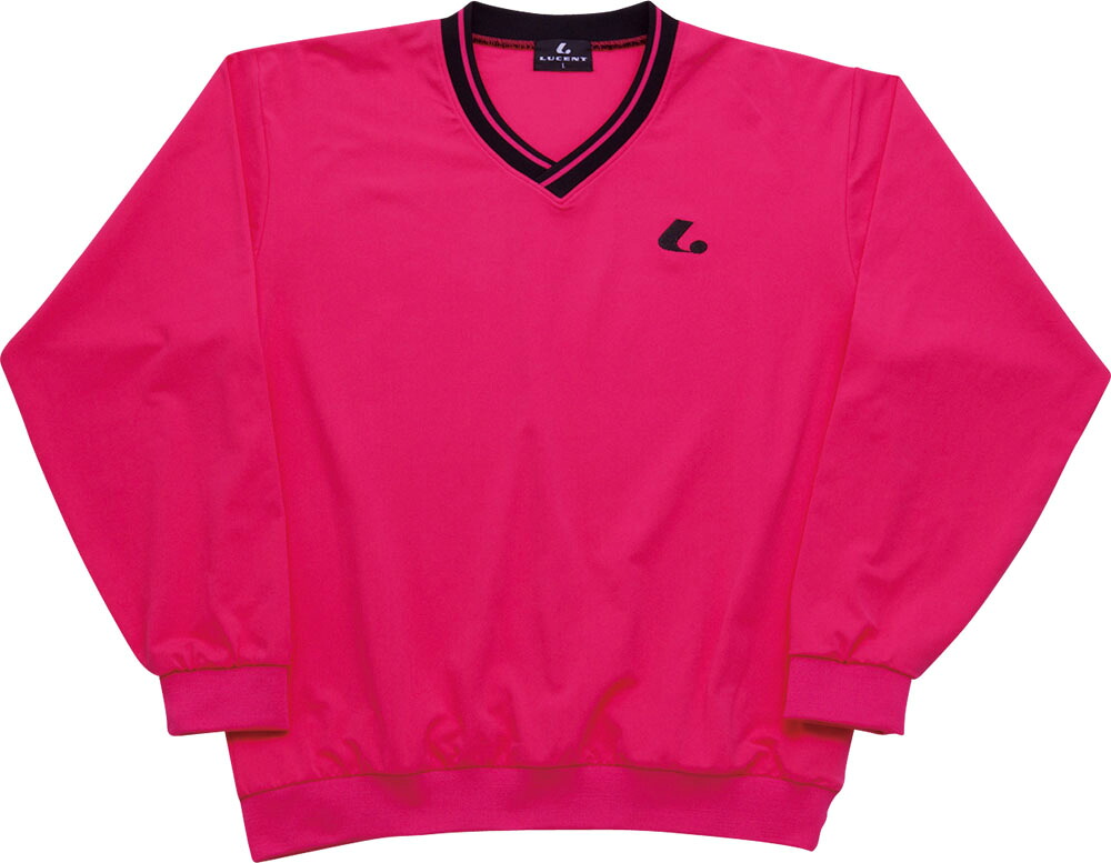 【4/10までMAX1万円OFFクーポン&Pアップ】 ルーセント LUCENT テニス Uni ウィンドプラストレーナー ピンク 桃色 長袖 ロングスリーブ トップス メンズ レディース 男性用 女性用 ロンT ウェア 防寒 練習 試合 XLT1411