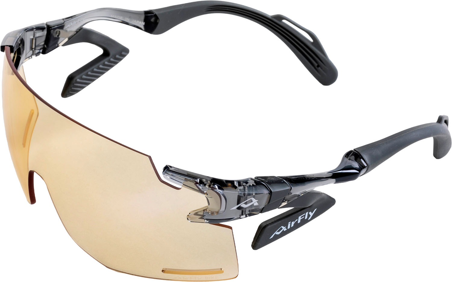 【マラソン中 エントリーでポイント10倍！】 エアフライ Airfly エアフライ Air Fly AF-301 C-34 ID 50 スポーツサングラス メンズ レディース ブルーライトカット フィット UVカット 熱中症対策 AF301C34ID｜カジュアルアスリート