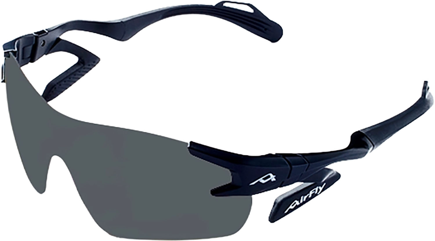 【4/14 20時から全品3%OFFクーポン&P13倍】 エアフライ Airfly 鼻パッドの無いスポーツサングラス ブラック メガネ 鼻パッドなし 紫外線防止 子供 キッズ ジュニア サイドパッド ストレスフリー 快適 特許 熱中症対策 AF301C3P