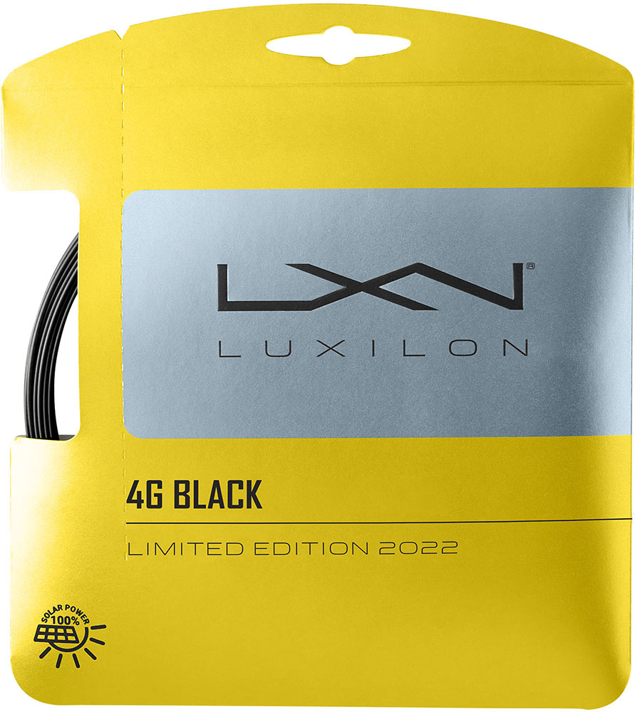 【4/14 20時から全品3%OFFクーポン&P13倍】 ウイルソン Wilson テニス LUXILON 4G BLACK 125 テニス ストリング ガット 硬式 ラケット 部活 試合 WR83082011
