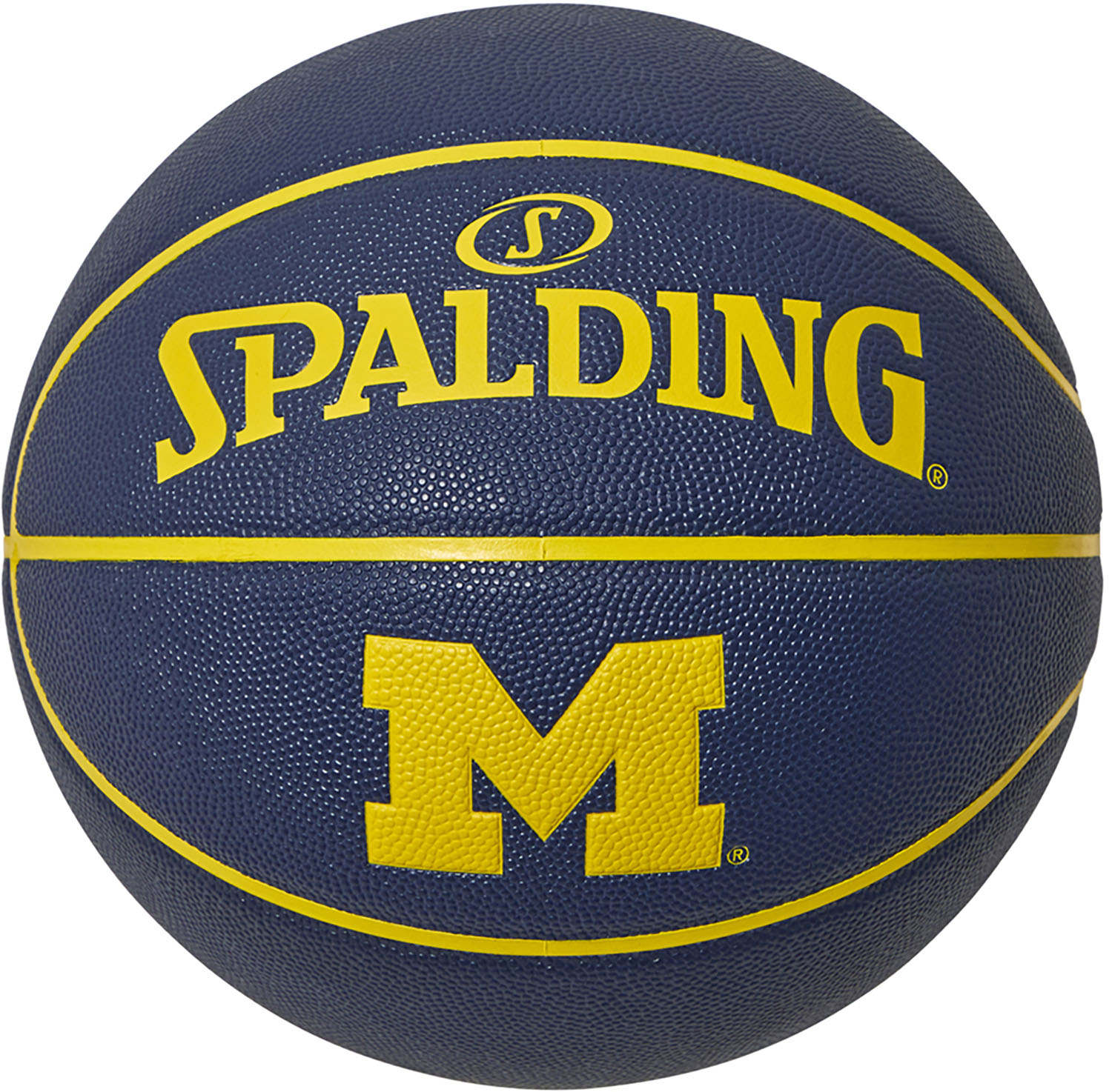 【4/18限定 ポイント12倍】 スポルディング SPALDING バスケット ミシガン MICHIGAN ブルー 77-911J コンポジット SZ7 バスケットボール アイコン 7号球 バスケ 大学生 中学 高校 練習 部活 球技 77911J