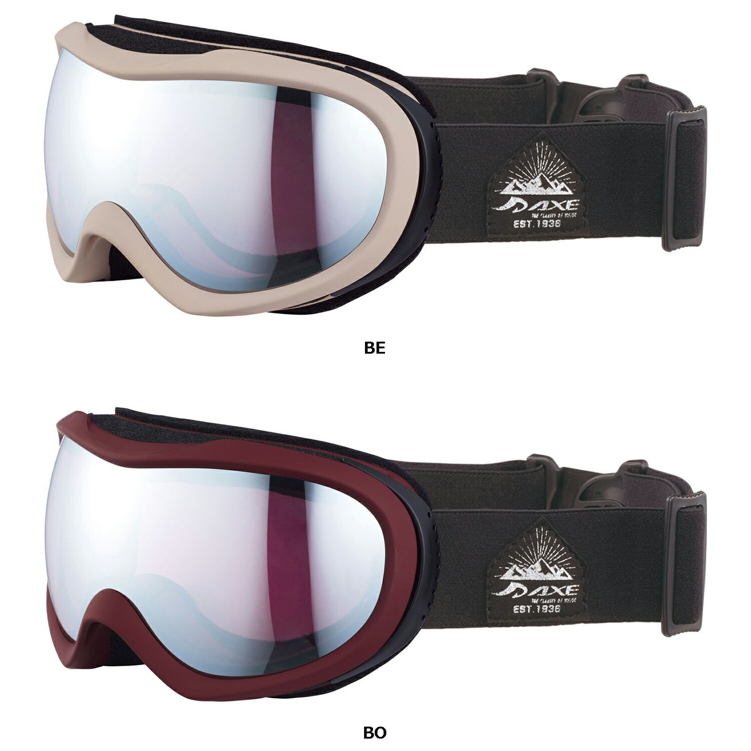 AXE - 【新品】 レディース スノーゴーグル omw-675 bk AXE アックス スノー ゴーグル omw 675 女性用 モデル 曇り止め 加工 ダブルレンズ スキー スノボー ブラック 黒 ミラーレンズ [ メガネ 眼鏡 対応 ][ ヘルメット 対応 ] omw-675-bk-1.jpg