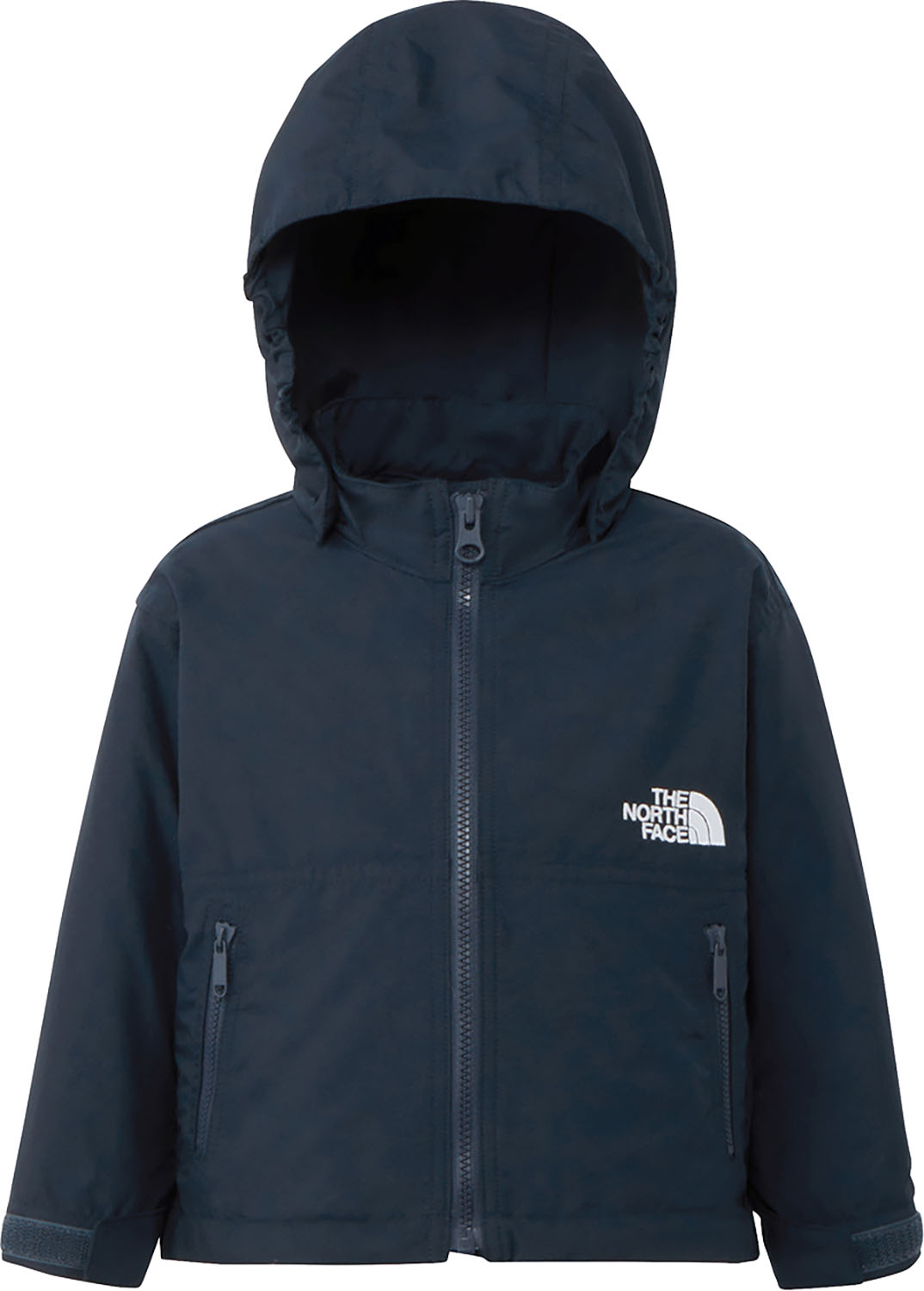 【4/18限定 ポイント12倍】 ザ・ノース・フェイス THE NORTH FACE アウトドア ベビーコンパクトジャケット ウィンドブレーカー アウター 上着 子ども服 軽い はっ水 シンプル フード 取り外し可能 普段使い 外遊び キャンプ 記名ラベル NPB22510