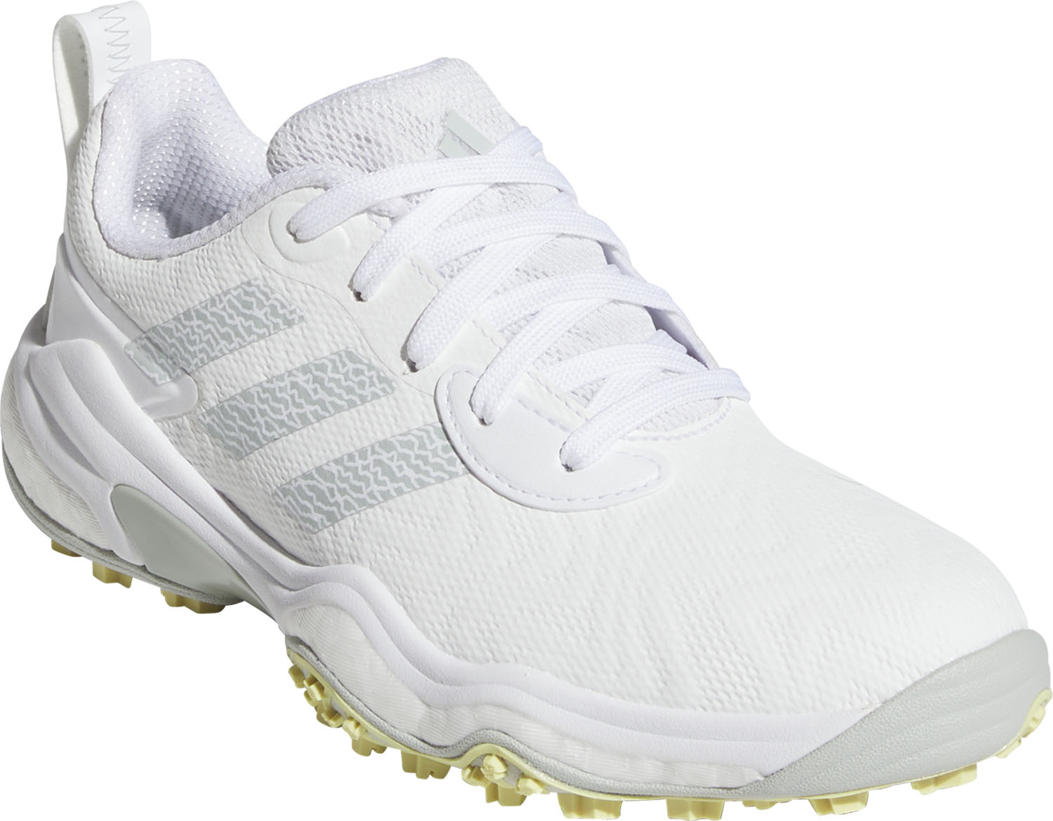 【4/10までMAX1万円OFFクーポン&P20倍】 アディダス adidas ゴルフ ウィメンズ コードカオス 25 レディース ゴルフスパイク 靴 シューズ スパイクレス うどんニットアッパー グリップ力 防水性 伸縮性 NKZ94