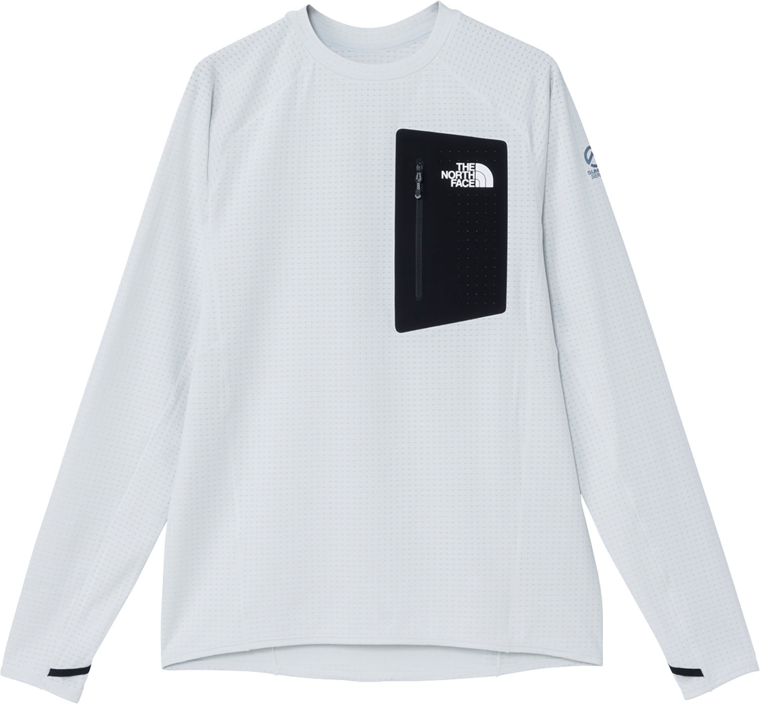 ザ・ノース・フェイス THE NORTH FACE アウトドア エクスペディションドライドットクルー メンズ レディース 長袖 Tシャツ ロンT トップス インナー カットソー シンプル 胸ポケット ファスナー付き NT12523