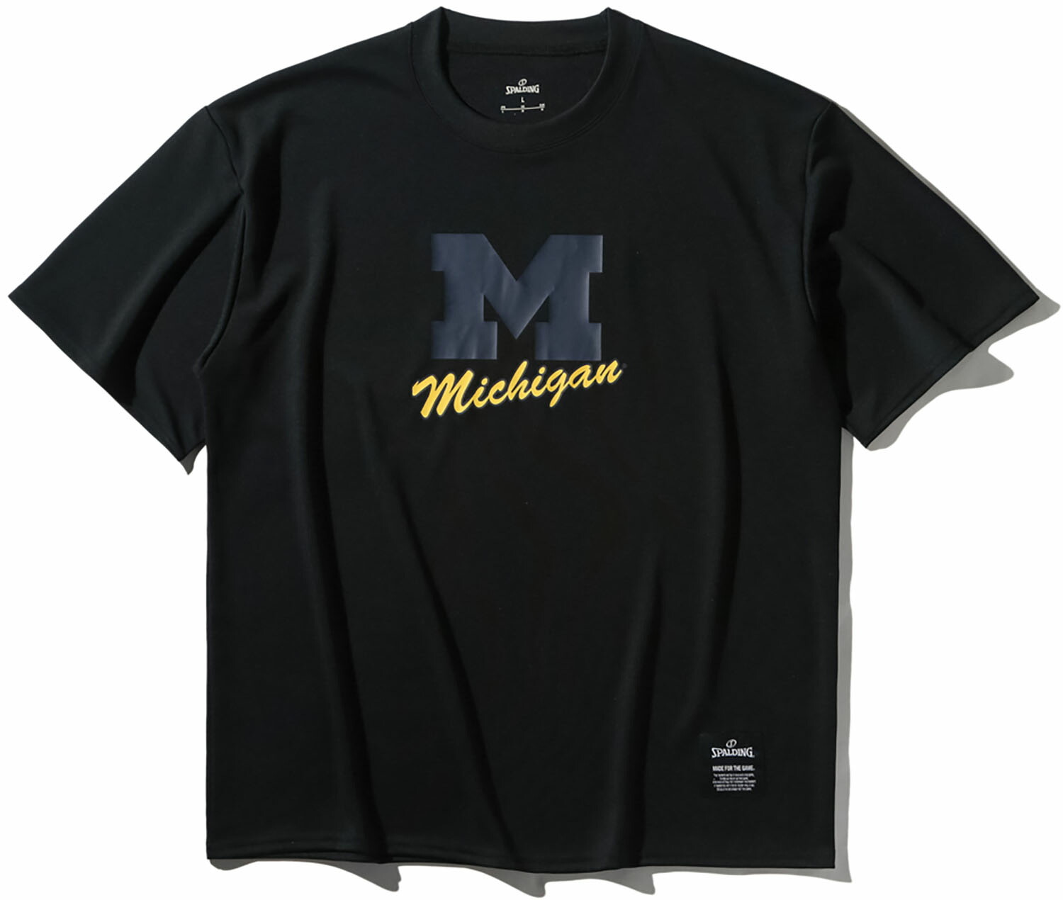 【4/20限定 ポイント12倍】 スポルディング SPALDING バスケット T シャツ ミシガン M ロゴ クラシック SMT25139M