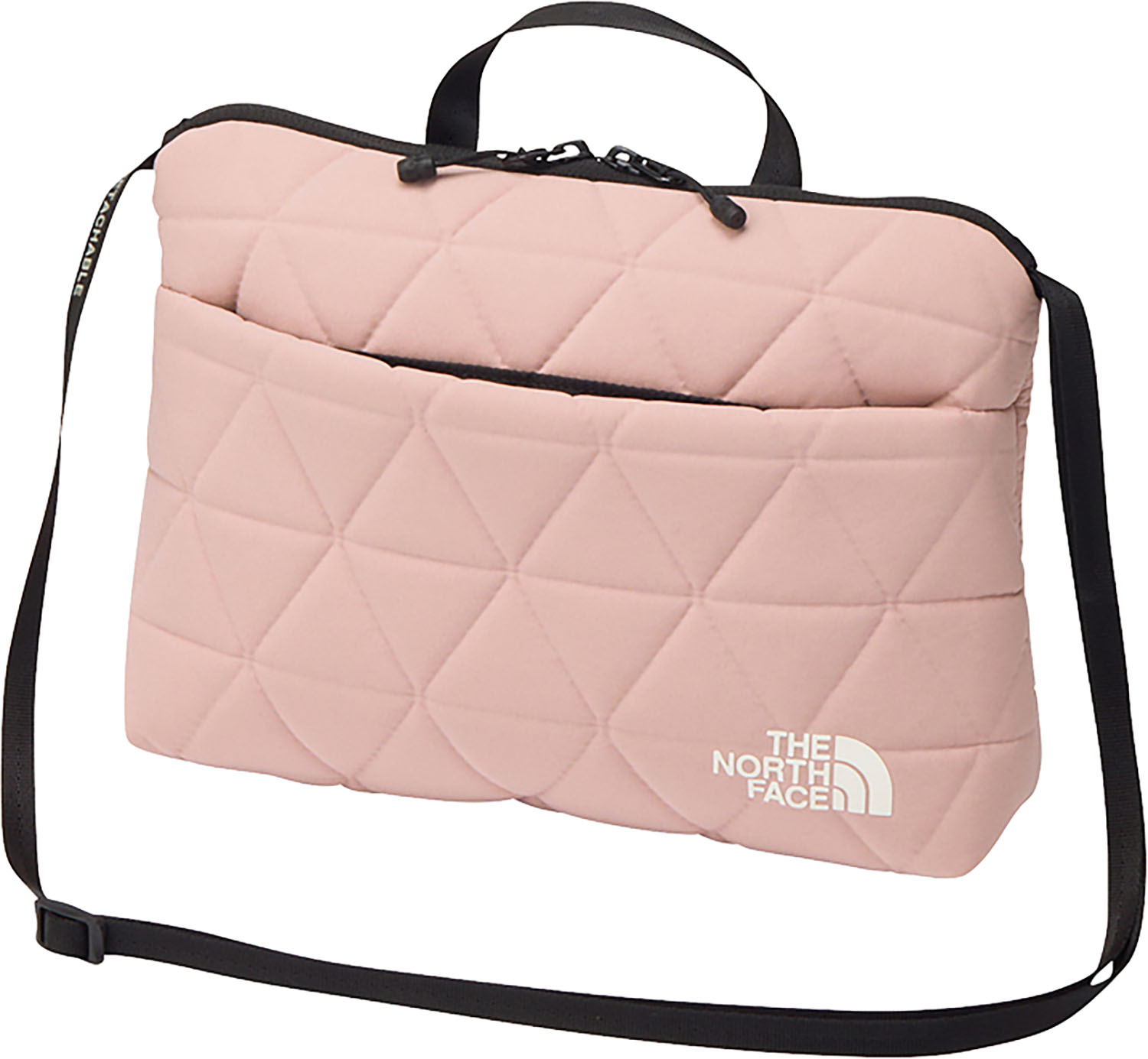 【4/20限定 ポイント12倍】 ザ・ノース・フェイス THE NORTH FACE アウトドア ジオフェイスポーチ メンズ レディース ショルダーバッグ かばん 肩掛け 衝撃緩和 クッション性 ストラップ取り外し可能 内ポケット メッシュ NM32356