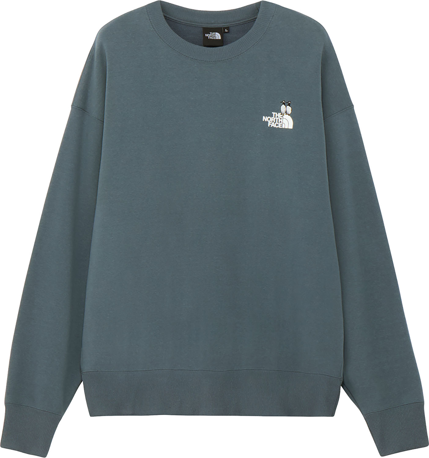 ザ・ノース・フェイス THE NORTH FACE アウトドア ズーピッカークルー メンズ レディース スウェット トップス 長袖 ロングスリーブ 普段着 シンプル 部屋着 リブ袖 おでかけ ロゴプリント 動物 アニマル NT12646