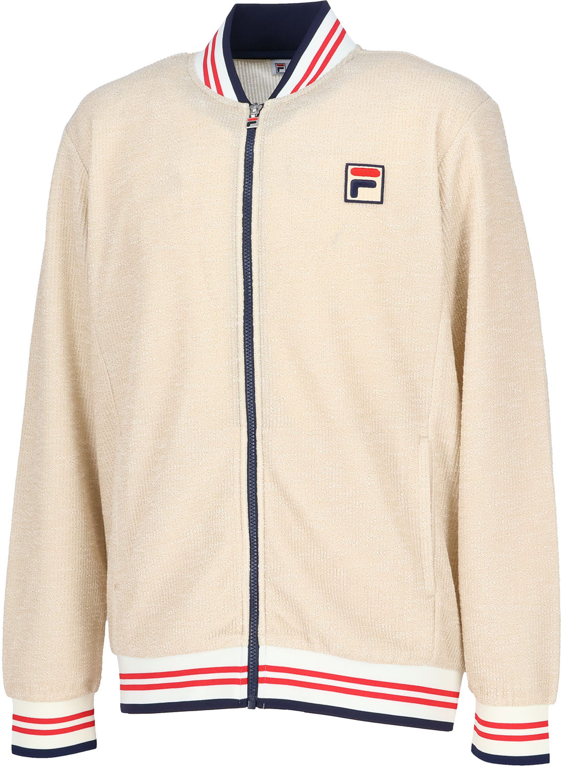 【4/20限定 ポイント12倍】 フィラ FILA テニス トラックジャケット メンズ 男性 ジャージ アウター 羽織り 上着 トップス スウェット 長袖 吸水 速乾 UVカット ロゴ レトロ 春夏 涼しい 肌触り CZ6SGM003