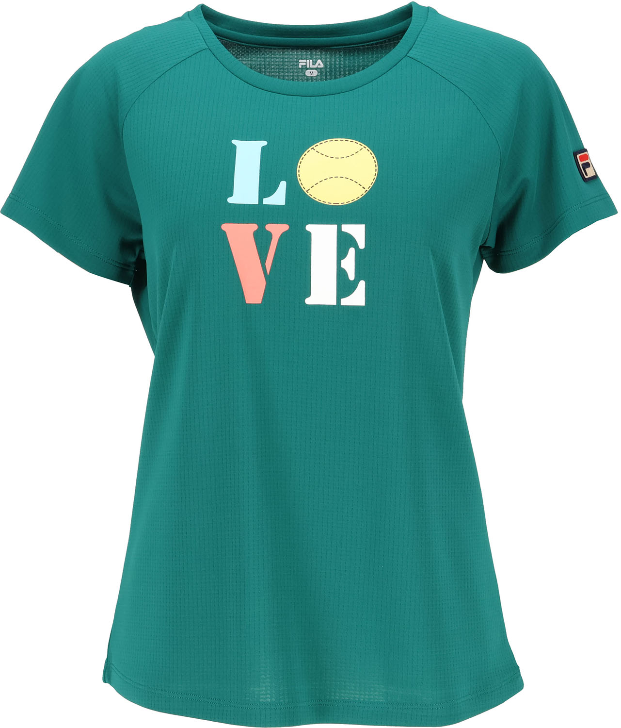 【4/10までMAX1万円OFFクーポン&Pアップ】 フィラ FILA テニス グラフィックTシャツ レディース ウィメンズ 女性 テニスウェア トップス 半袖 吸水速乾 UVカット 高機能 汗染み防止 テニスボール ワッフル 涼しい ロゴ CZ6SGW019