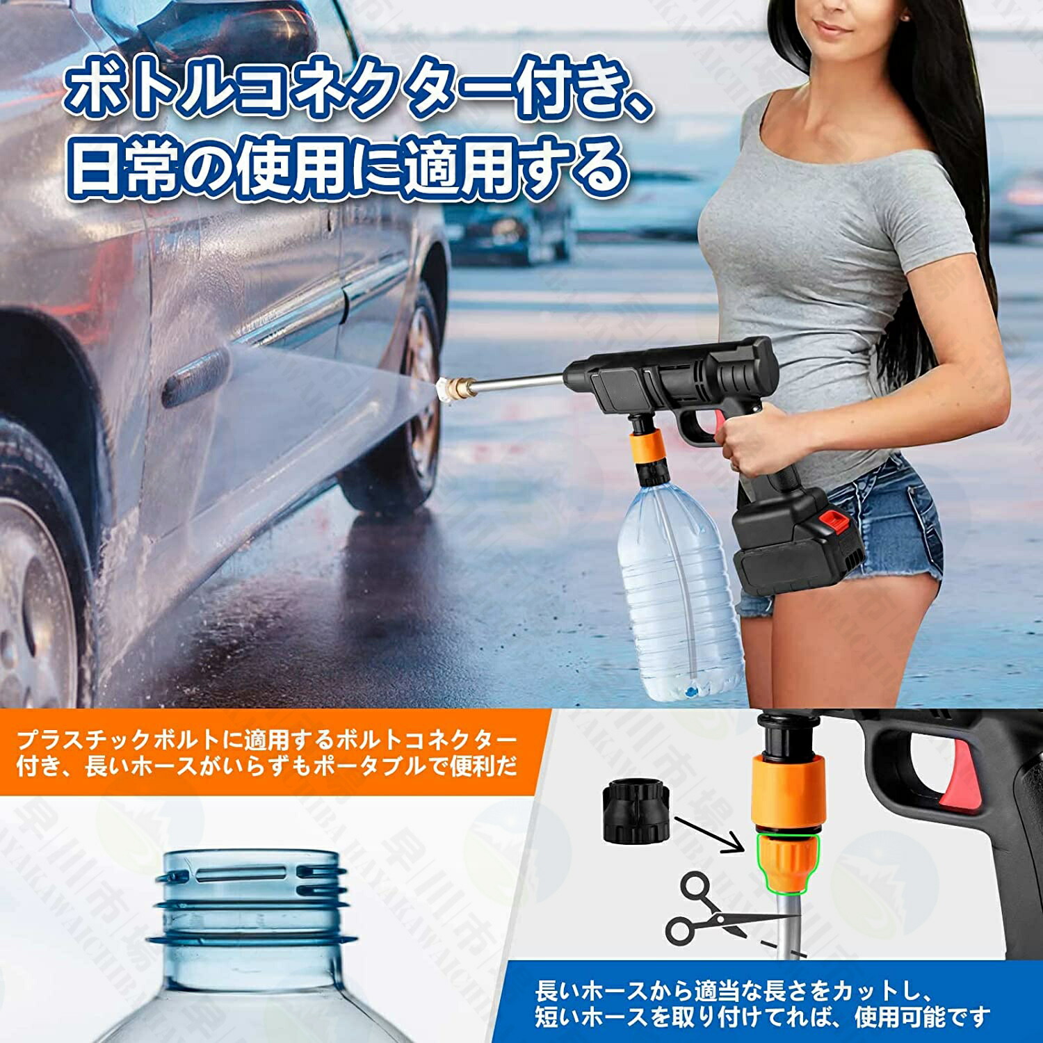 ⭐ラスト１点⭐高圧洗浄機 コードレス 洗車 園芸 充電式 ガーデニング