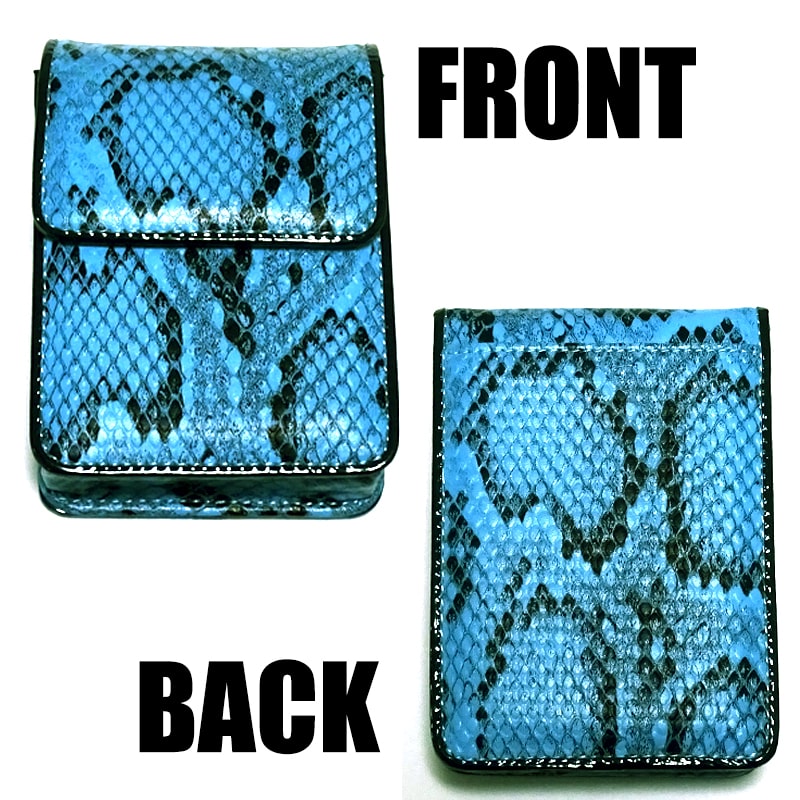 シガレットケース レディース Candy Luxe Ok おしゃれ かわいい イエロー カードポケット ギフト シガレットポーチ タバコケース パイソン ピンク ブルー ロング 動画有り 可愛い 型押し 女性 派手 白 大人気新作 パイソン