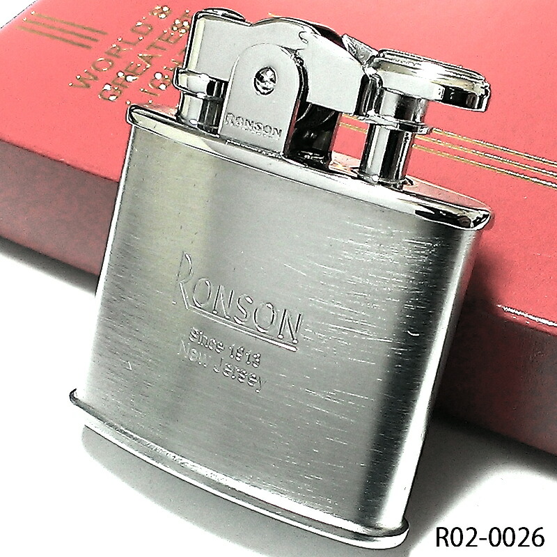 楽天市場】オイルライター ロンソン バンジョー クロームサテン