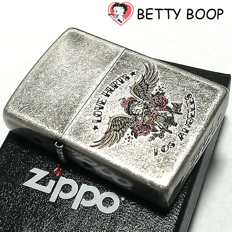 ベティーちゃん誕生90周年記念限定モデルジッポー レディース Zippo ライター 限定 ベティ ブープ 90周年記念 ジッポー 90th 可愛い Love Love Hurts 可愛い ジッポ ベティーちゃん アニメ キャラクター かわいい メンズ レディース ギフト プレゼント 動画あり Zippo