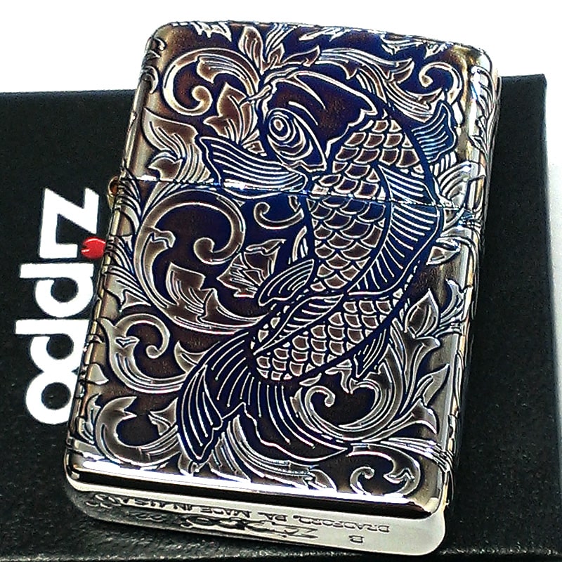 【楽天市場】ZIPPO アーマー アラベスク 昇鯉 ジッポ ライター