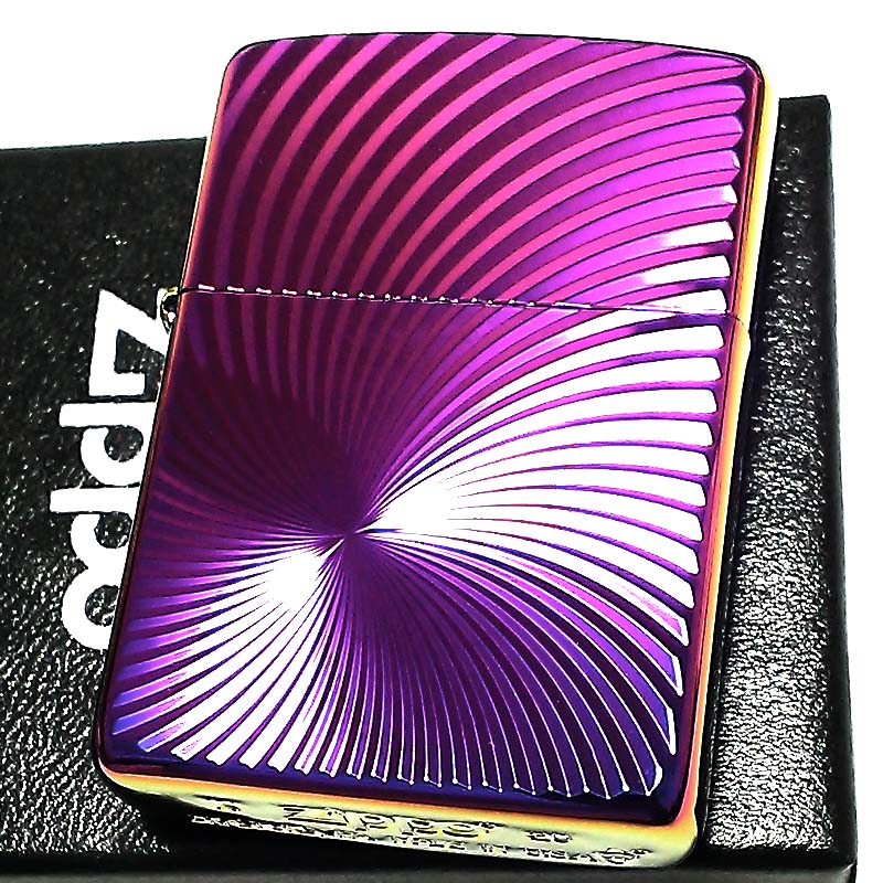 Zippo アーマー ライター ダイヤカットスパイラル オーロラ ジッポ チタン加工 虹色 レインボー メンズ おしゃれ かっこいい ギフト プレゼント Hostalbuenosaires Cat