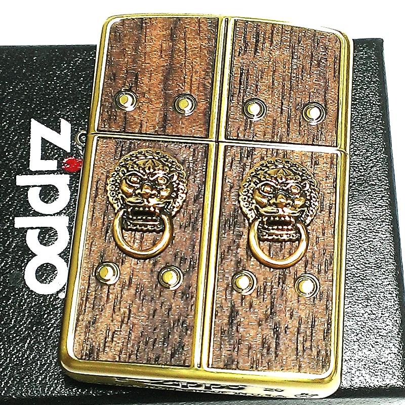 Zippo ライター アーマー ゲートオブハピネス 観音様 ジッポー 和柄 Gate Of Happiness ジッポ 重厚 高級 天然木 ブラス燻し ウッド貼り 両面加工 かっこいい メンズ レディース ギフト おしゃれ プレゼント Rvcconst Com