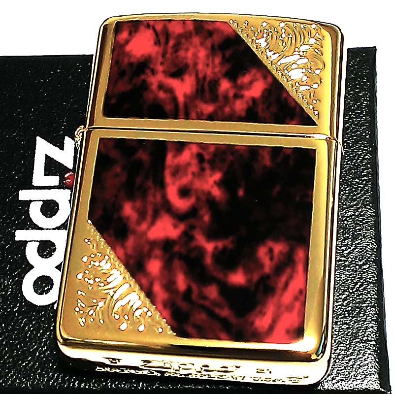 楽天市場】ZIPPO ライター レッドカーボン ロゴ フレーム 銀差し