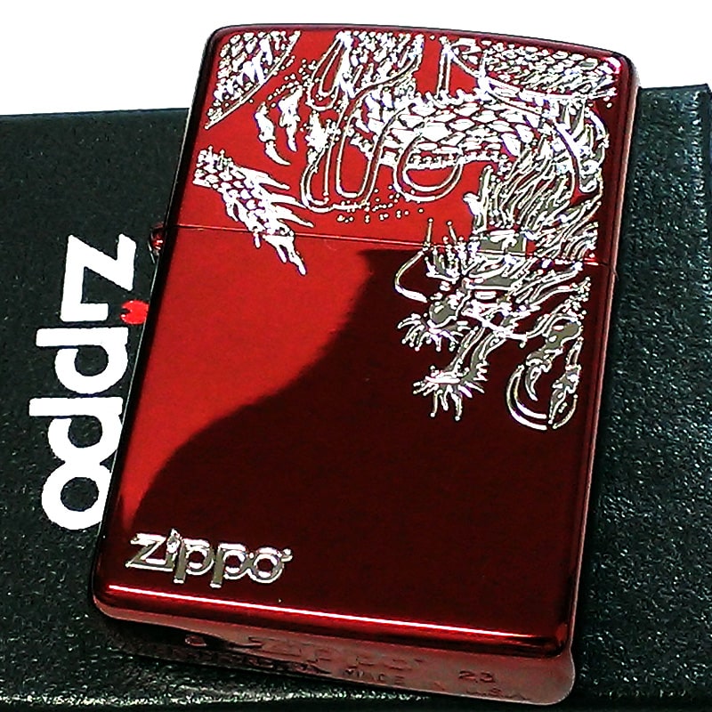 楽天市場】ZIPPO 和柄 かっこいい ドラゴン 彫刻 ジッポ