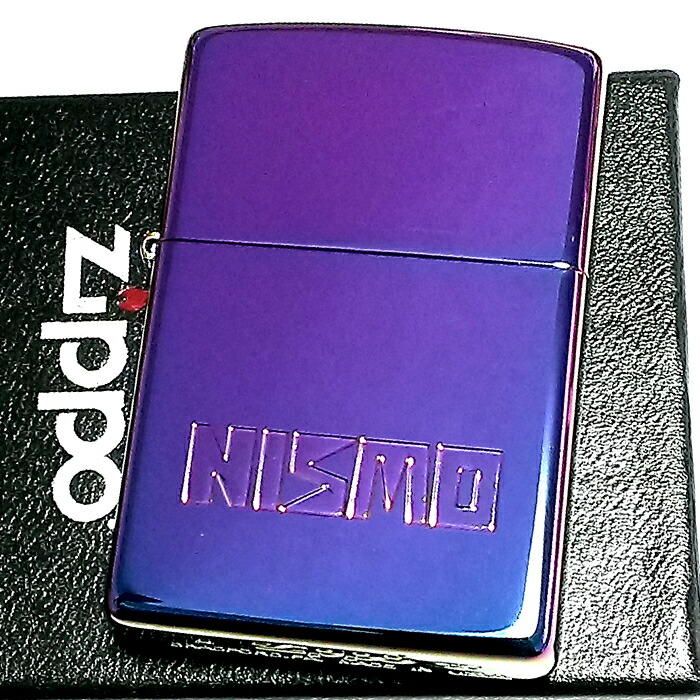 ジッポ NISMO チタン ZIPPO ライター レインボーカラー 日産公認モデル 車 ニスモ かっこいい ニッサン メンズ 動画あり ギフト プレゼント｜Zippoタバコケース 喫煙具のハヤミ