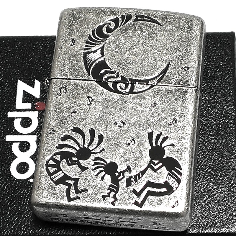 【楽天市場】ZIPPO ココペリ 月 ジッポ ライター お守り 古美仕上げ シルバーイブシ 彫刻 ネイティブインディアン 御守り メンズ
