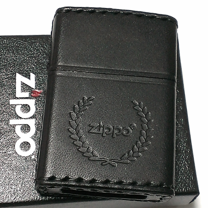 楽天市場】ZIPPO ライター 革巻き ダークブラウン ジッポ ロゴデザイン 