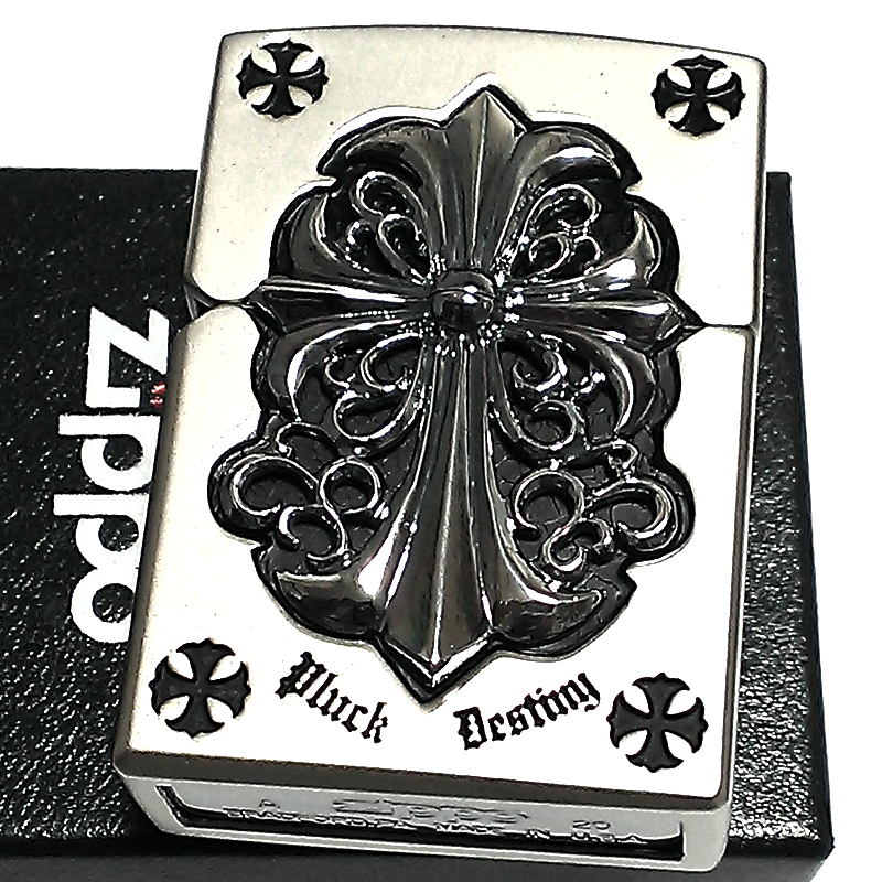 Zippo メタルジャケット 超重厚 ジッポ ライター クロス シルバー 彫刻 5面デザイン 艶消し 銀 メンズ アクセサリー 十字架 かっこいい 高級感 プレゼント ギフト 動画あり Mpgbooks Com