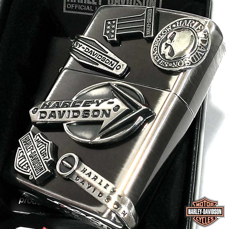 楽天市場】ZIPPO ライター 純銀 ハーレーダビッドソン サイド