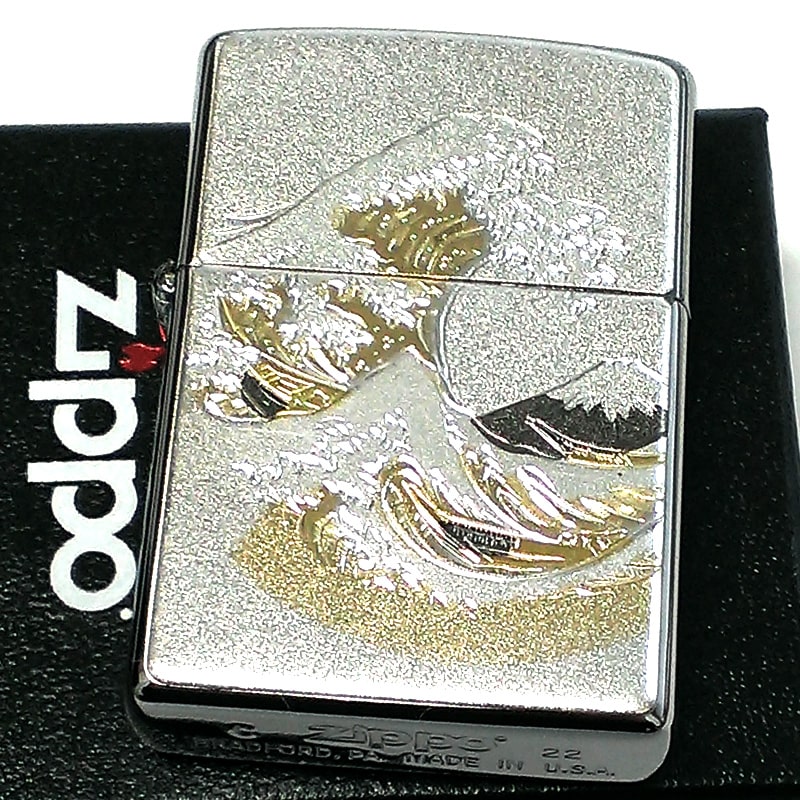 楽天市場】ZIPPOライター 宝船 和柄 ジッポ シルバー 日本
