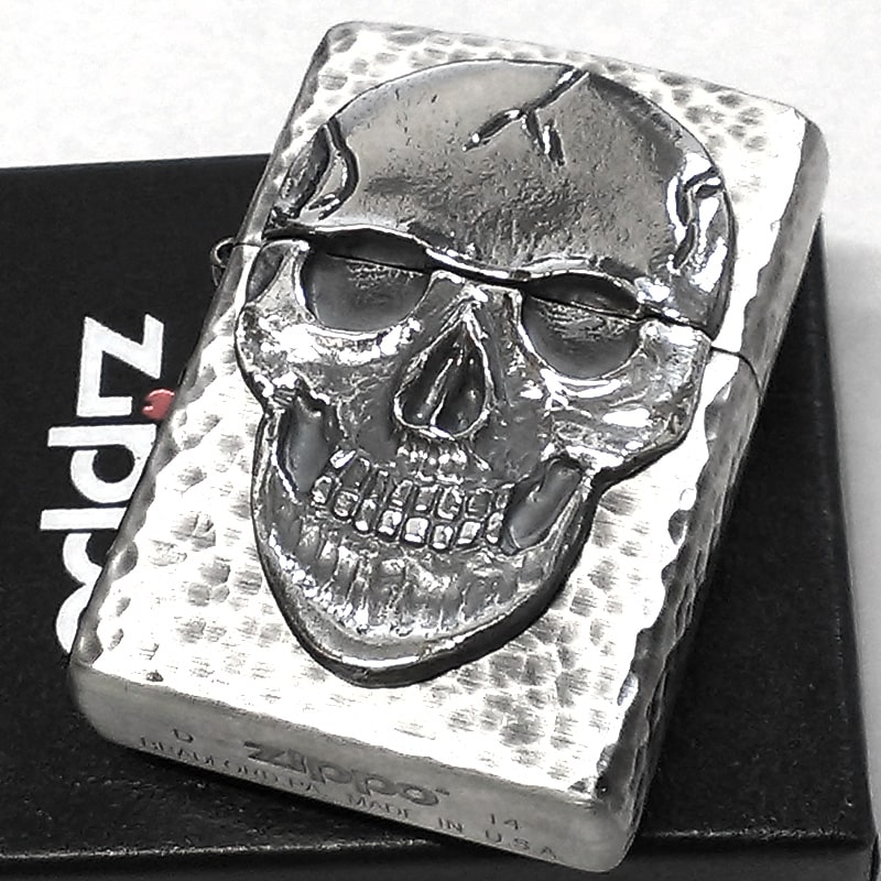 ZIPPO 髑髏シルバー カッコイイです！ 高速配送 38.0%割引