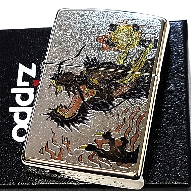 楽天市場】ドラゴン 竜 龍 ZIPPO ジッポ シルバー925