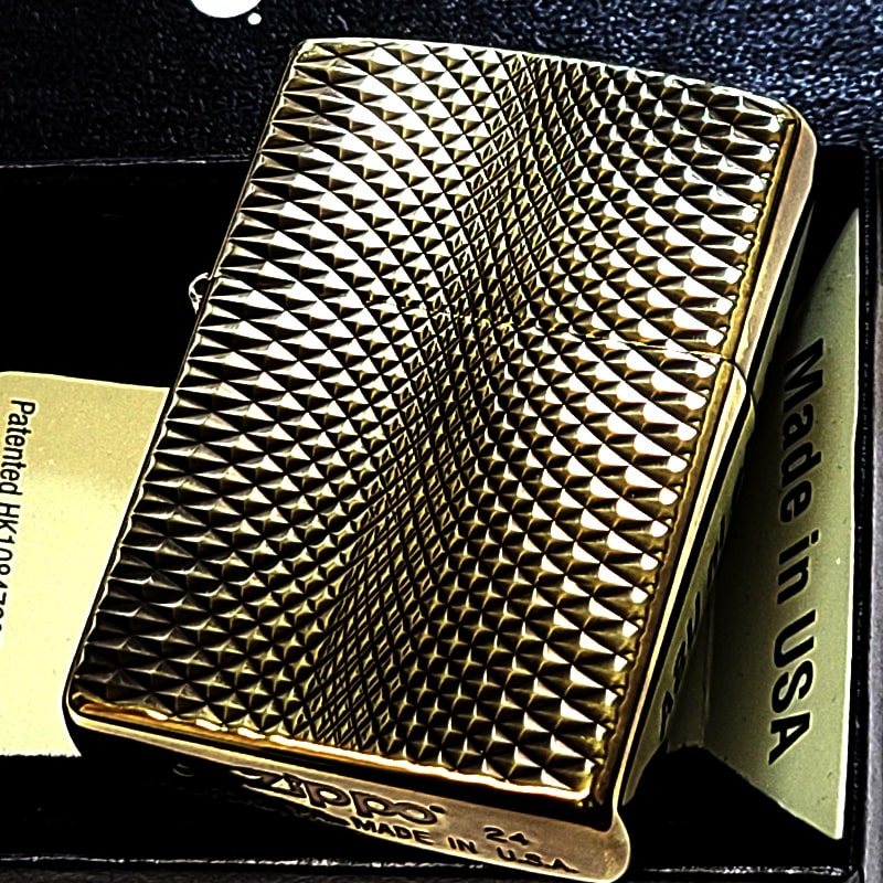 楽天市場】ジッポ ライター ZIPPO ダイヤモンドカット ゴールド