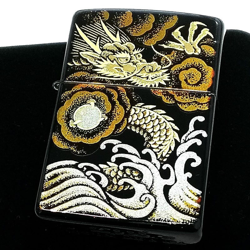 楽天市場】ZIPPO ジッポ ライター 辰 和柄 黒チタン 龍 2024年